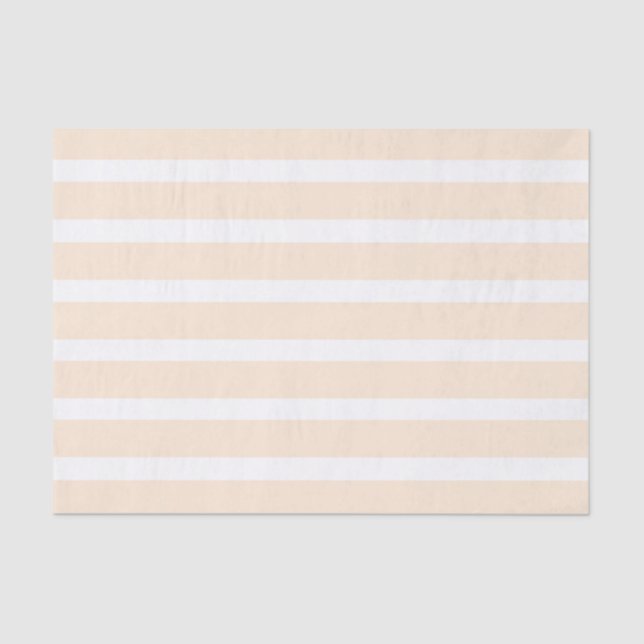 Oh-So-Chic Pink Stripe Tissue Paper (Front)