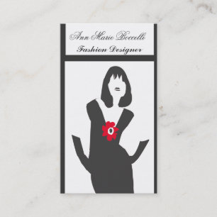Oh So  Trendy    Woman Model Actress Fashion Business Card