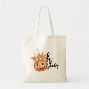 Oh Spooky! Happy Halloween Pumpkin Tote Bag