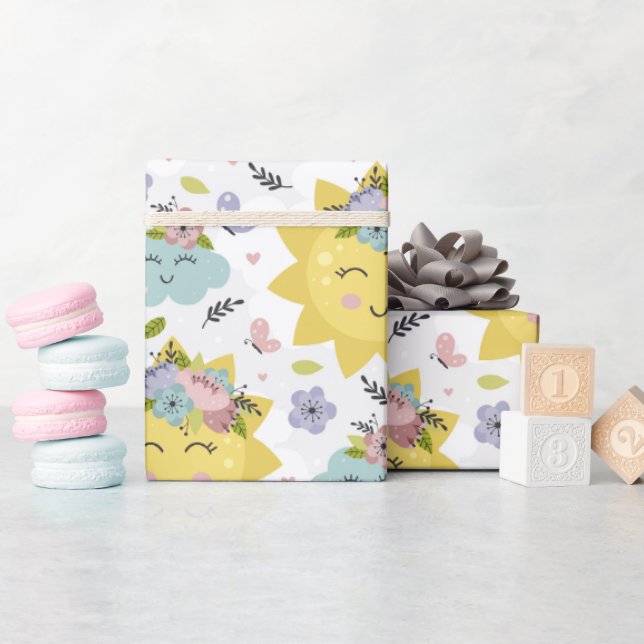 Oh Sunny Day Wrapping Paper (Baby Shower)