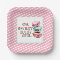 Oh Sweet Baby Girl Macaron Themed Baby Shower