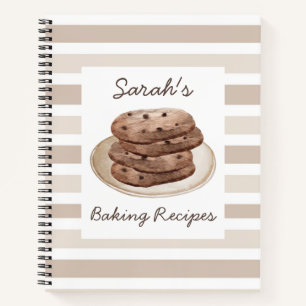 Oh Sweet   Cookie Dessert Baking Recipe Notebook