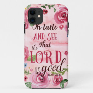 Oh Taste And See That The Lord Is Good Psalm 34:8 Case-Mate iPhone Case