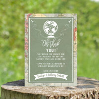 "Oh Thank You!" Adventure Travel Map Baby Shower