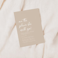 Oh The Places She Will Go Grad Party Invitation