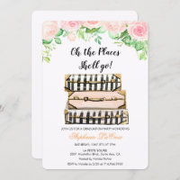 Oh The Places She'll Go Graduation Invitation