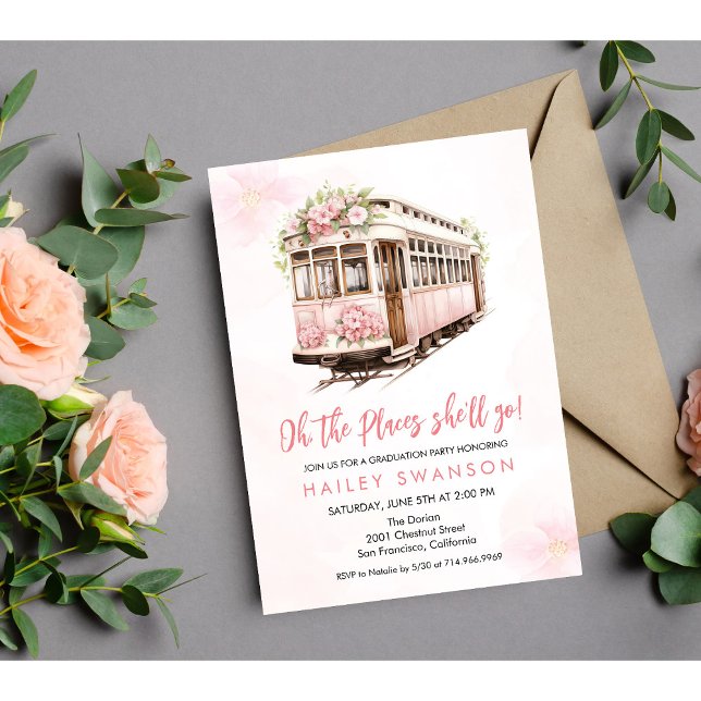 Oh the Places She'll Go Invitation (Creator Uploaded)