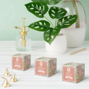 "Oh The Places She'll Go!" Travel Map Baby Shower Favour Box