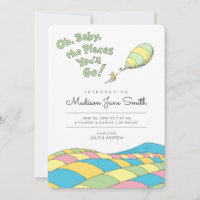 Oh, the Places You'll Go Baby Birth Announcement