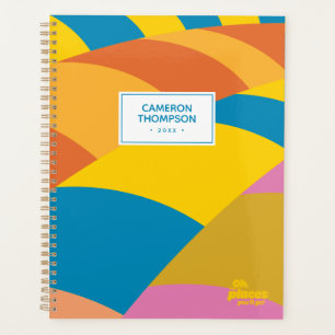 Oh, The Places You'll Go! Colorful Balloon Stripes Planner