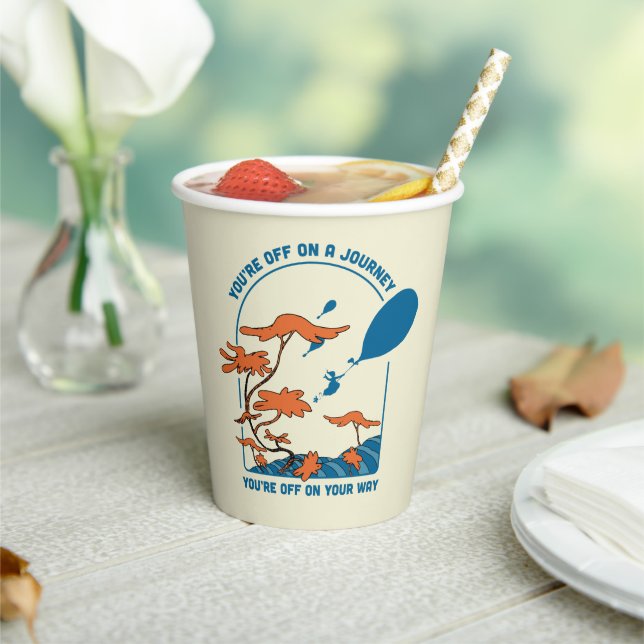 Oh, The Places You'll Go! "Off on a Journey" Paper Cups (Insitu)