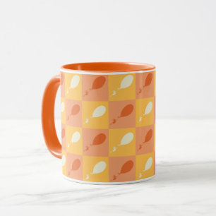 Oh, the Places You'll Go   Orange Block Pattern Mug