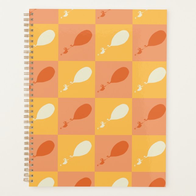 Oh, the Places You'll Go | Orange Block Pattern Planner (Front)
