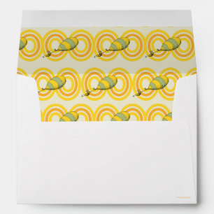Oh, the Places You'll Go Orange Pattern Envelope