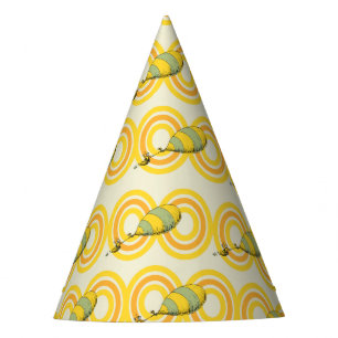Oh, the Places You'll Go Orange Pattern Party Hat