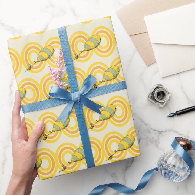 Oh, the Places You'll Go | Orange Pattern Wrapping Paper (Gifting)