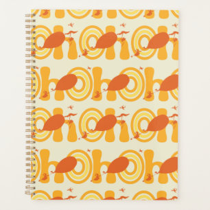 Oh, the Places You'll Go   Orange Text Pattern Planner