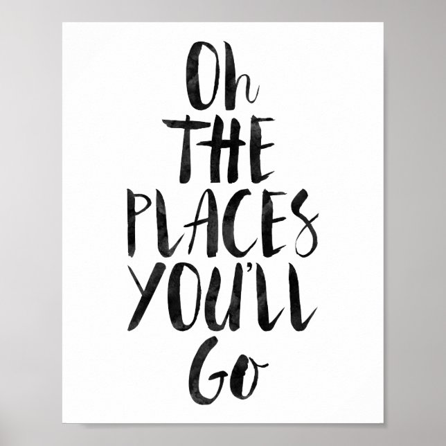 Oh The Places You'll Go Poster (Front)