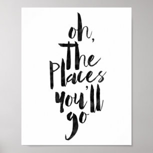 Oh The Places You'll Go Poster