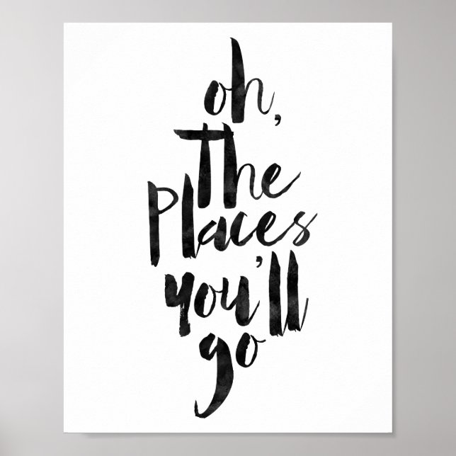 Oh The Places You'll Go Poster (Front)