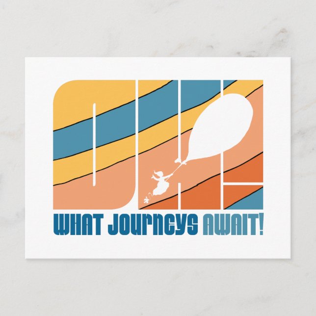 Oh, The Places You'll Go! "What Journeys Await" Postcard (Front)