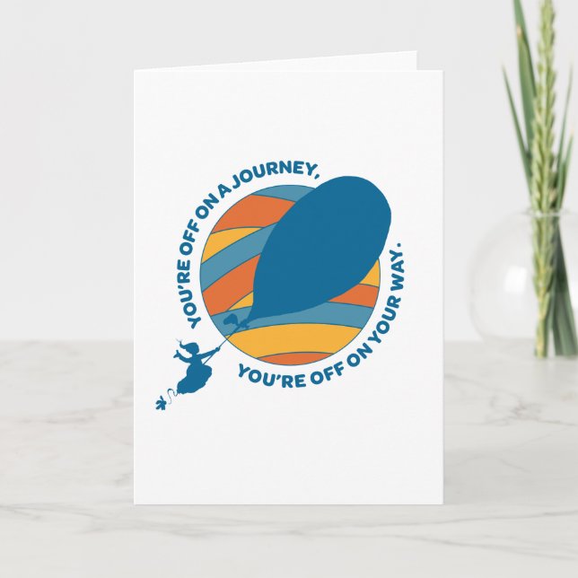 Oh, The Places You'll Go! "You're Off On Your Way" Card (Front)