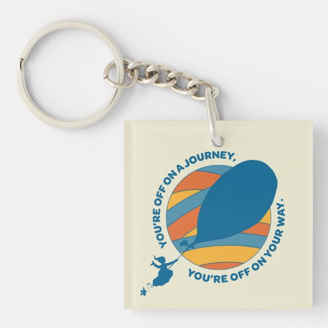 Oh, The Places You'll Go! "You're Off On Your Way" Key Ring (Front)