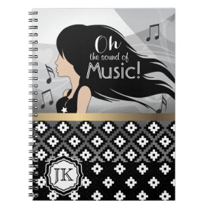 Oh The Sound Of Music Girl Spiral Notebook
