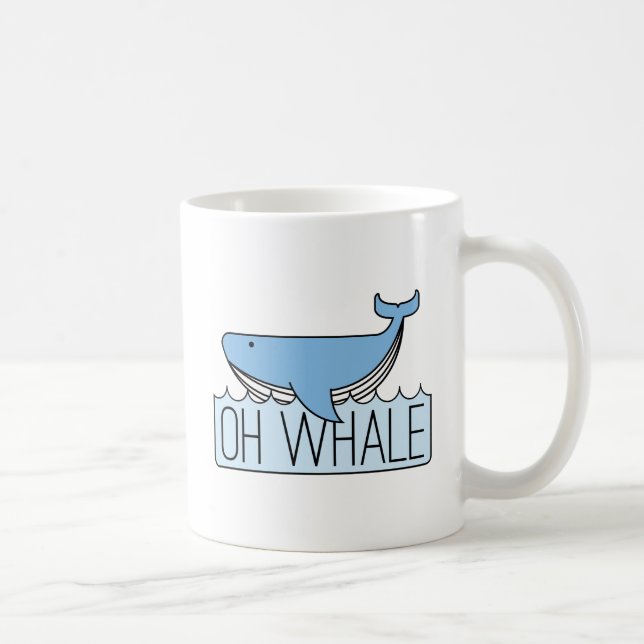 Oh Whale Coffee Mug (Right)