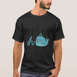 Oh Whale Oh Well Ocean Blue Whale T-Shirt