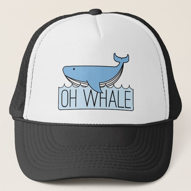 Oh Whale Trucker Hat (Front)