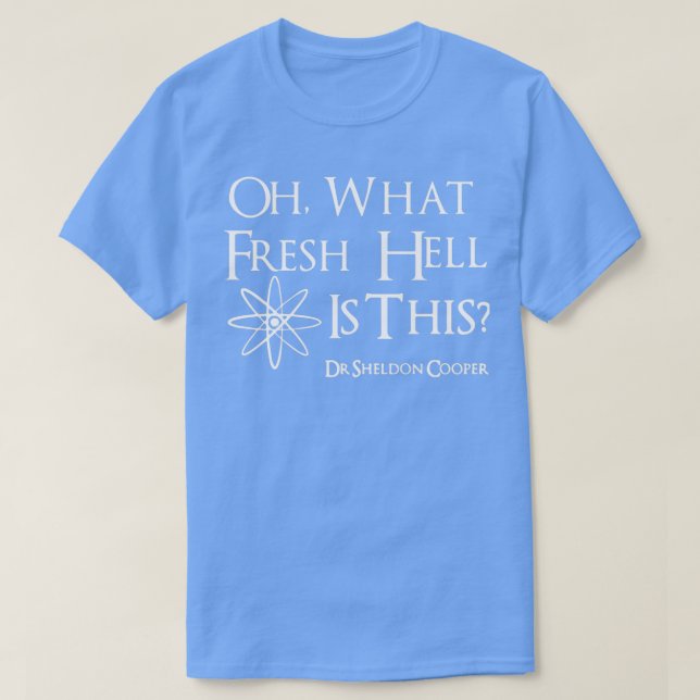 oh what fresh hell is this shakespeare coffee ts T-Shirt (Design Front)