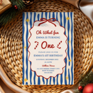 oh what fun 1st cute birthday invitations