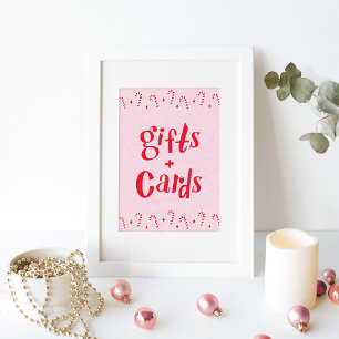 Oh what fun Candy Cane Pink gifts and Cards sign