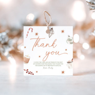 Oh What Fun Christmas Birthday Gift Tag