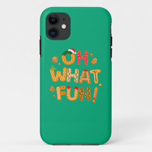 Oh What Fun Christmas Gingerbread Cookies Case-Mate iPhone Case