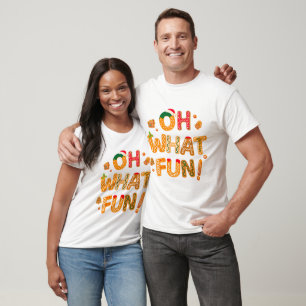 Oh What Fun Christmas Gingerbread Cookies T-Shirt
