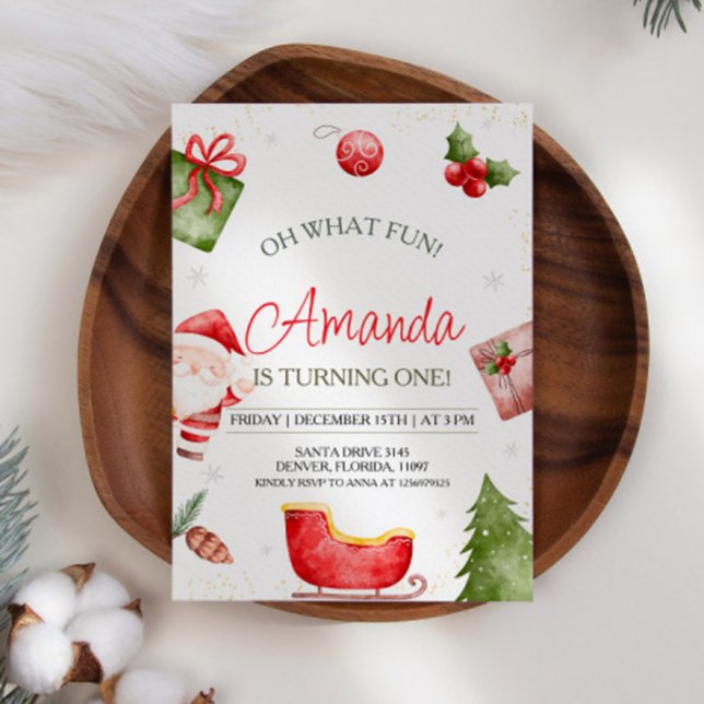 Oh What Fun Christmas Invitation (Creator Uploaded)