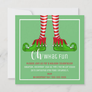 Oh, What Fun Christmas Party Invitation