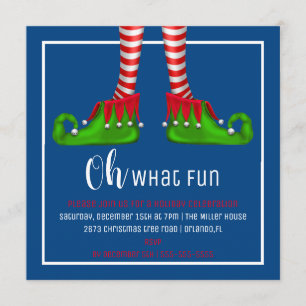 Oh, What Fun Christmas Party Invitation