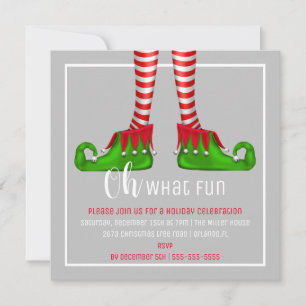 Oh, What Fun Christmas Party Invitation