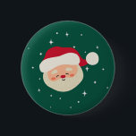 Oh What Fun Christmas Santa Birthday Party 6 Cm Round Badge<br><div class="desc">Oh What Fun! The perfect way to celebrate your little one's birthday in style during the magical holiday season! This printable template package is designed to make your child's winter birthday party unforgettable. ★ If you need coordinating décor, please check my matching collection. If you have any questions about this...</div>