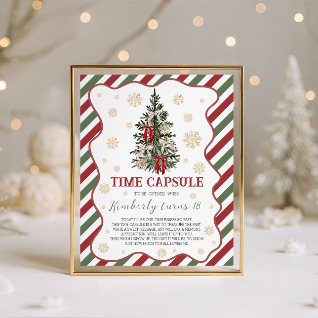 Oh What Fun Christmas Time Capsule Sign (Creator Uploaded)