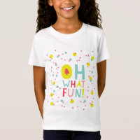 Oh What Fun Christmas Tree Colourful Confetti Dots