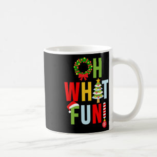 Oh What Fun Christmas With Wreath And Tree  Coffee Mug
