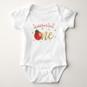 Oh What Fun it is to Be One First Birthday Shirt