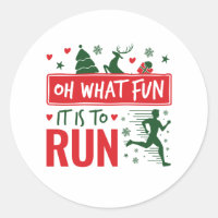 Oh What Fun It Is to Run Christmas Running Runner