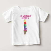 Oh what fun! Personalised first birthday ice cream