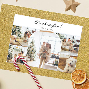 Oh What Fun Photo Christmas Personalised Holiday Card