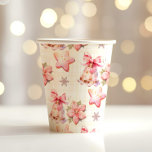 Oh what Fun pink Christmas cookie birthday party Paper Cups<br><div class="desc">Oh what Fun pink Christmas cookie birthday party Paper Cups
Matching items available.</div>